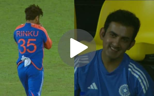 [Watch] Gautam Gambhir All Smiles Again As Rinku Singh Stuns Perera And Sri Lankan Camp 